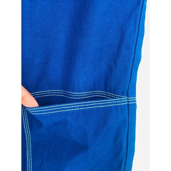 EDIKTED Royal Blue Cargo Pants 100% Cotton Baggy Lightweight Juniors Size L New‎ - Picture 9 of 16